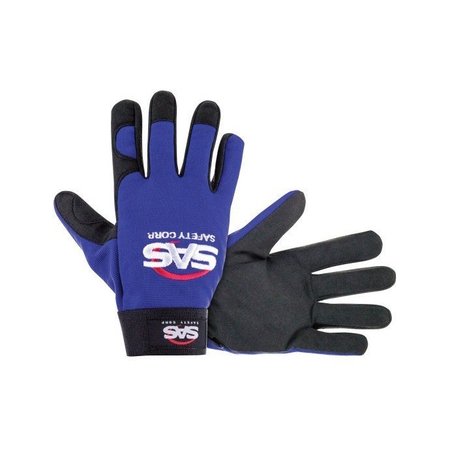 SAS SAFETY MECHANICS PRO TOOL GLOVE- BLUE LRG SA6663